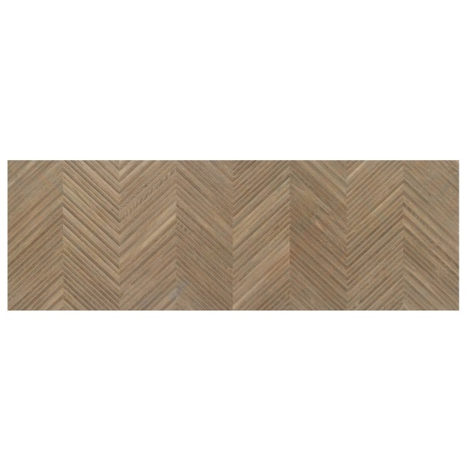 Baldocer Cerámica Larchwood Zig Ipe Houtlook Wandtegel 40x120cm